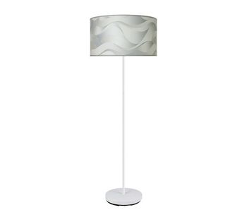 Lampara de pie metal color gris serie moda 40cm