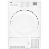 beko tumble dryer dtgc8000w 8 kg condenser  - white white