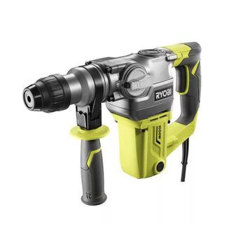 Martillo Electroneumático Sds+ Vertical 3 Posiciones + Brocas Sds + Cincel - Ryobi