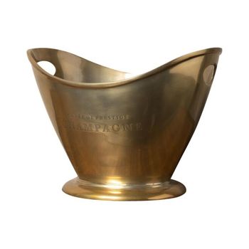 Cubitera de aluminio dorado h25.7
