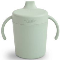 mushie taza didactica con asas solid sage 230 ml