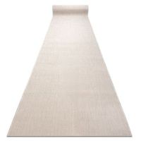 alfombra de pasillo sisal sion mezcla tejido plano crema 80cm 80x860 cm