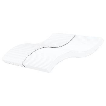 Colchón De Espuma Dureza 2 3 Blanco 200x200 Cm Vidaxl
