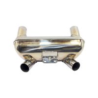 caja de expansion del tubo de escape moto guzzi 1100 sport cromo