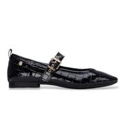 carmela para mujer 16256201-negro bailarinas de piel 162562 negro 38 1 a 3cm hebilla casual clasico charol