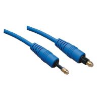 cable de fibra optica kimex 063-1008 toslink azul 80cm transmision digital sin interferencias