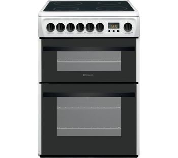 HOTPOINT DCN60P.1 60 cm Electric Ceramic Cooker - White, White