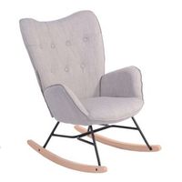 mecedora escandinava tela metal meubles cosy 718597cm