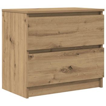 Mueble De Tv Madera De Ingeniería Roble Artisan 60x35x54 Cm Vidaxl
