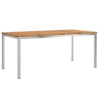 mesa de jardin  mesadecomedor marron 180 x 90 x 75 cm madera de acacia solida