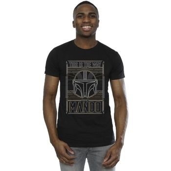 Disney Camiseta The Mandalorian The Way para hombre