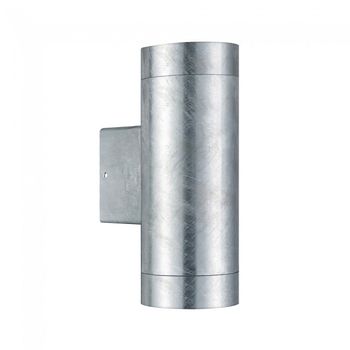 Aplique de exterior tin maxi galvanizado (2 luces)