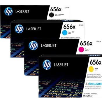 Original Multipack HP Colour LaserJet Enterprise M652dn Printer Toner Cartridges (4 Pack) -CF460X