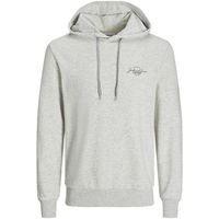 jack  jones jersey 12256838 jjferris sweat hood white melange small para hombre