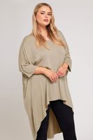 yours london tunica beige extralarga mujer curvy y tallas grandes yours london
