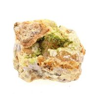 piromorfita baryte fluorita - pierre natural de francia chaillac indre center -val de loire - mineral de la recoleccion raro con certificado de