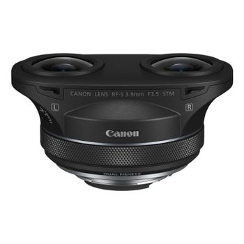 Objetivo Canon RF-S 3.9mm F3.5 STM Dual Fisheye 11/8 Negro para MILC