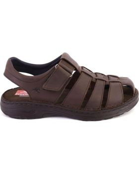 de FLUCHOS F1754 SANDALIAS DE HOMBRE KAKI NOBUK MARRON