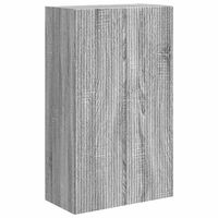 mueble de tv  mueble de salon  gabinete de tv montado en la pared gris sonoma 595 x 31 x 100 cm