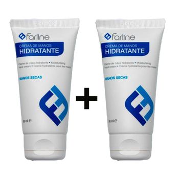 Farline Crema de Manos Hidratante 50 ml + 50 ml