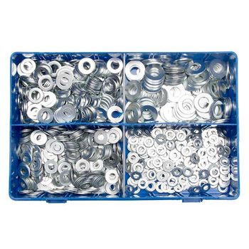 Box Of 1000 Assorted Flat Heavy Duty Washers (M5M10)
