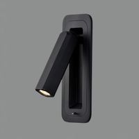 aplique lector led con interruptor boheme 3w