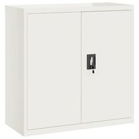 armario archivador de acero blanco 90x40x90 cm vidaxl
