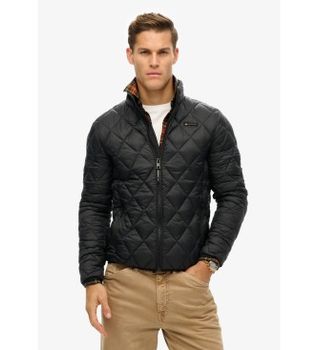 Superdry para hombre. M5012145A Chaqueta acolchada Fuji Lite negro (S), Casual, Poliéster