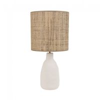 lampara de mesa portinatx l blanca