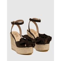 gaimo sandalias alpargata adalla marron para mujer