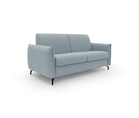 scarlet sofa cama convertible en tejido mixto de algodon impermeable 175 cm mat120x197 azul claro
