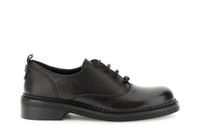 zapatos derby de piel con adornos pasacordones dark brown 39