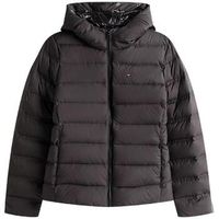 tommy hilfiger abrigo de plumas dw0dw21617 bds black para mujer