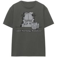 garfield tops y camisetas good rning sunshine para mujer
