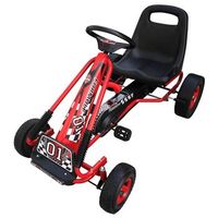 kart para ninos con pedales rojo vidaxl