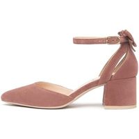 nerogiardini zapatos de tacon velour tpu tenna naturale para mujer