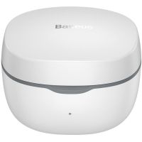 baseus encok wm01 auriculares inalambricos con base de carga y autonomia 5h blancos