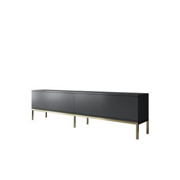 Mueble Tv Lord Antracita Oro
