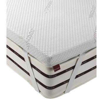 Topper Colchón Viscoelástico De Belnou Color Blanco Talla Cama 180