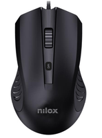 raton usb con cable negro - nilox