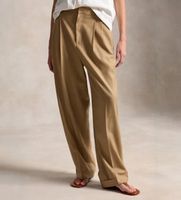 polo ralph lauren para mujer 211a10720002 pantalon bacall de mezcla de lana marron 42 beige casual clasico