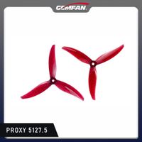 gemfan-helice proxy 51275 para dron accesorios coloridos de 3 aspas para fpv pablo flor x pdevx 5 pulgadas freestyle 4 piezas