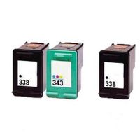 compatible multipack hp photosmart c3170 printer ink cartridges 3 pack -c8765ee