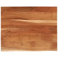 tablero rectangular madera de acacia borde vivo 90x80x38 cm vidaxl
