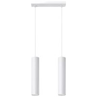 lampara colgante vaza blanco 2 luces