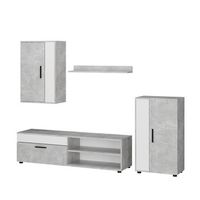 mueble de pared berno juego 4 partes vicco
