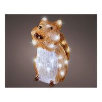 figura acrilica led modelo ardilla 15x275x26cm 40 leds