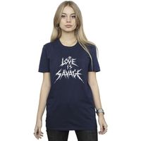 disney camiseta love is savage para mujer