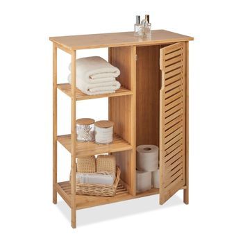 Mueble De Baño De Bambú Natural