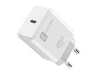 cargador movil - cellularline charger 20w carga rapida usb c universal blanco